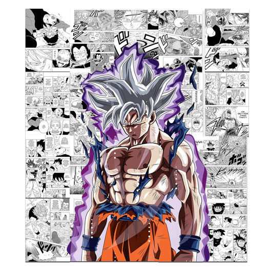 Set of 20 Dragon ball manga anime wall poster Goku ultra instinct Size - A4 350GSM