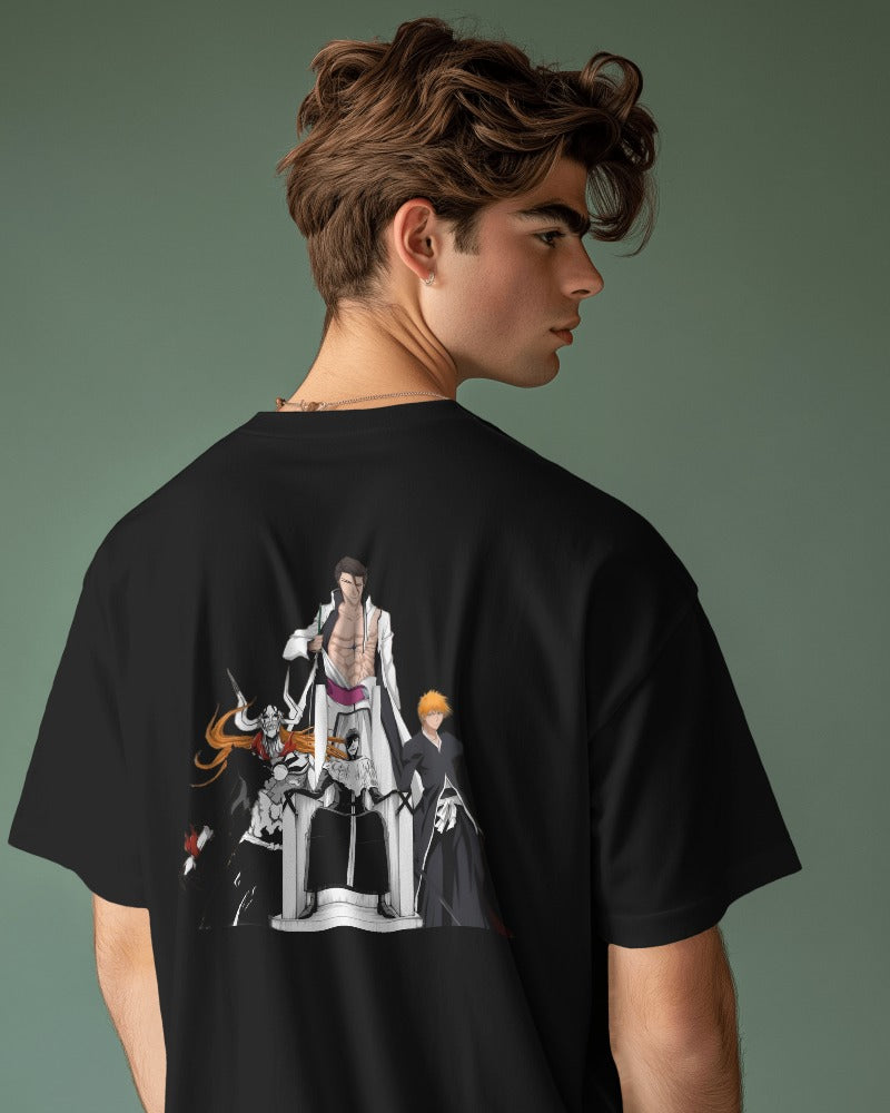 AIZEN x ICHIGO Premium Dual Printed Oversized T-shirt